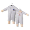 T3095 Гащеризон Sky Ball Сив 6-9M/74Cm --- BebeMama