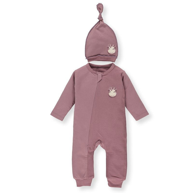 T3343 К-Кт 2Ч. Giraffe Pink 6-9M/74Cm --- BebeMama