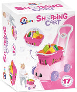 Количка Коте Розова С Кошница С Плодове В Кутия 46 Х 44 Х 26 См - Играчки - TheSmileOfYourBaby - BebeMama