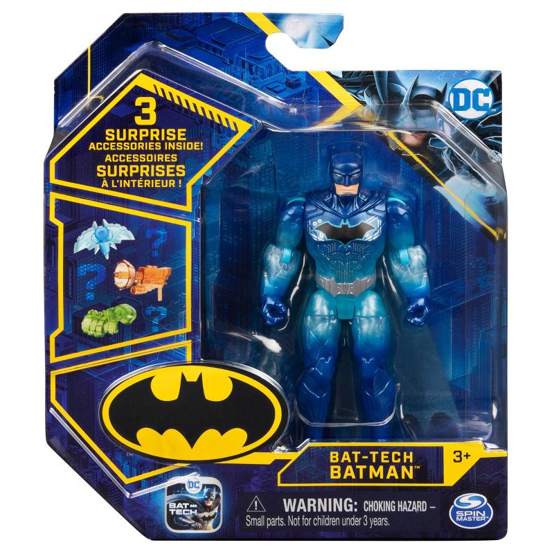 4 hüvelykes Bat-Tech Batman Kék Spin Master
