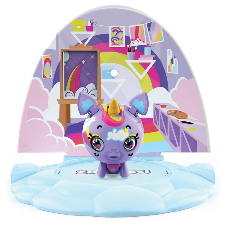 Figură transformatoare Unicorn curcubeu