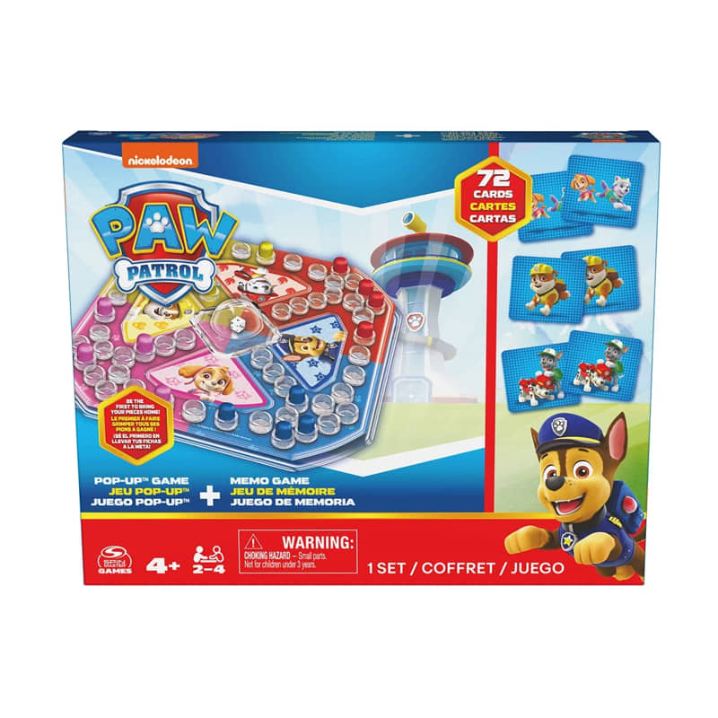 Сет Игри Paw Patrol Pop Up & Memo Game Spin Master