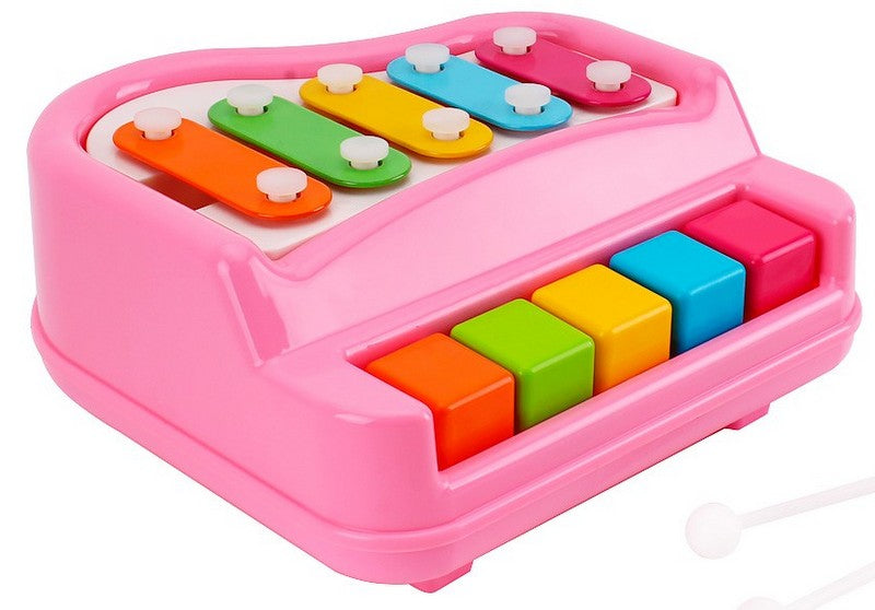 Ксилофон С Клавишно Пиано Розов 21Х20Х11 - Играчки - TheSmileOfYourBaby - BebeMama