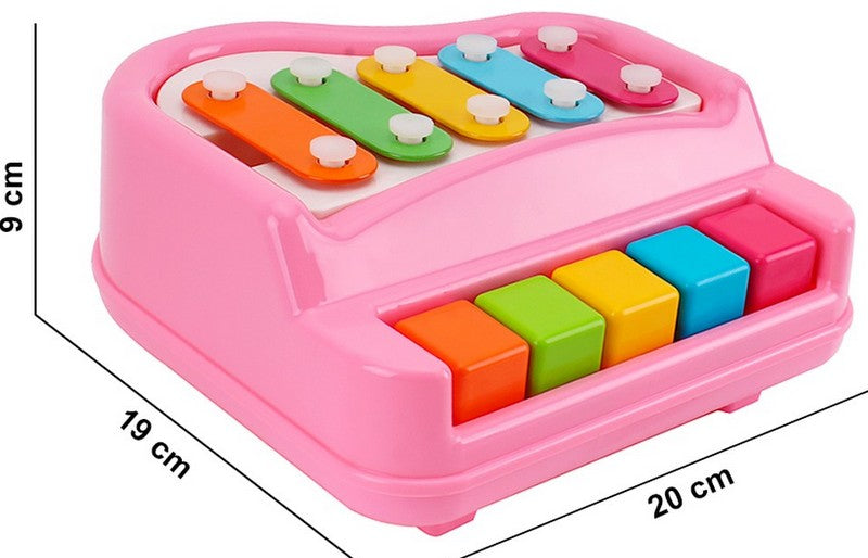 Ксилофон С Клавишно Пиано Розов 21Х20Х11 --- BebeMama