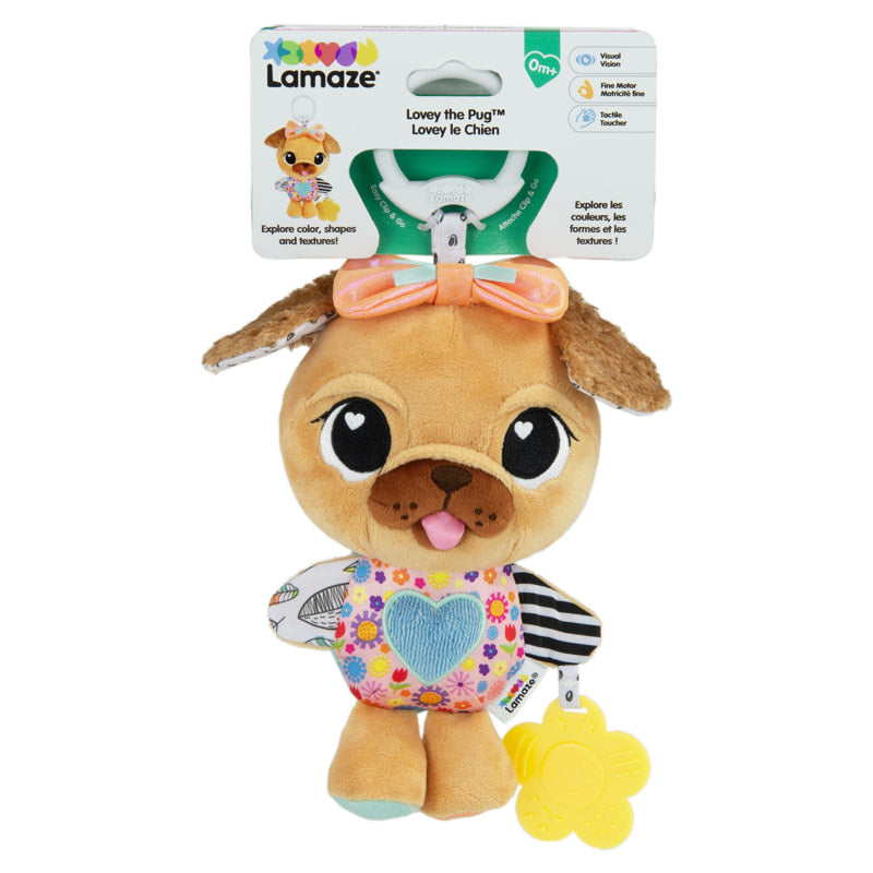 Lovey The Pug Lamaze zenélő játék