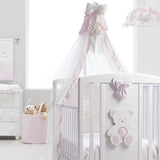 Peluche Pink Балдахин Със Стойка Розов Italbaby