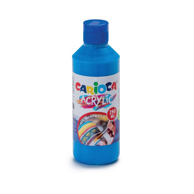 Akril akvarellfesték 250 ml, kék Carioca