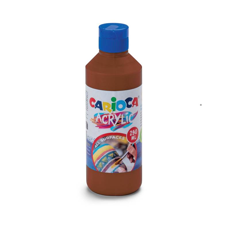 Akril Vízfesték 250 ml, Barna Carioca