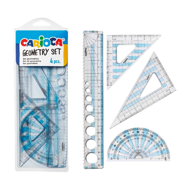 Чертожен Комплект 4 Части Carioca