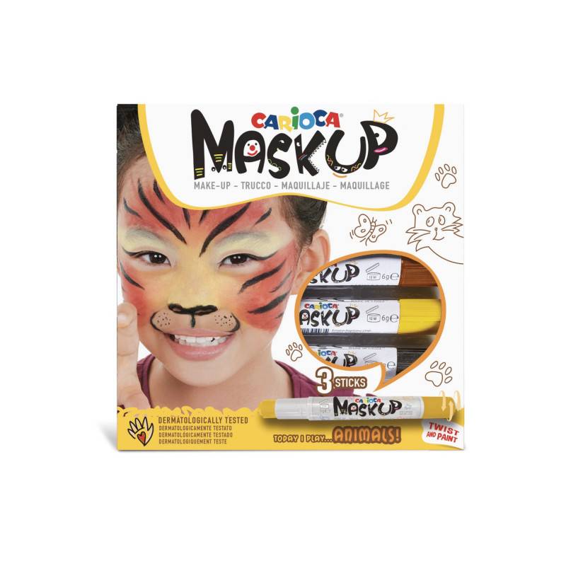 Mask Up Arc Léces Állatok, 3 Szín, Carioca