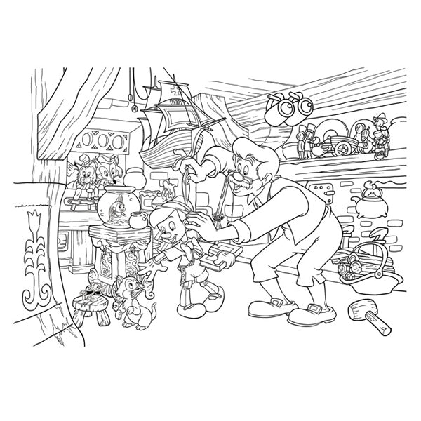 Пъзел 108ч. Pinocchio Plus Df Lisciani