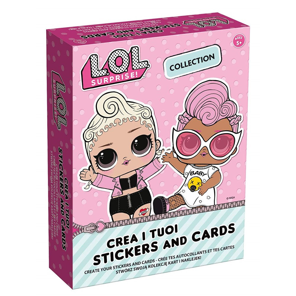 Colecție de stickere și felicitări Lol