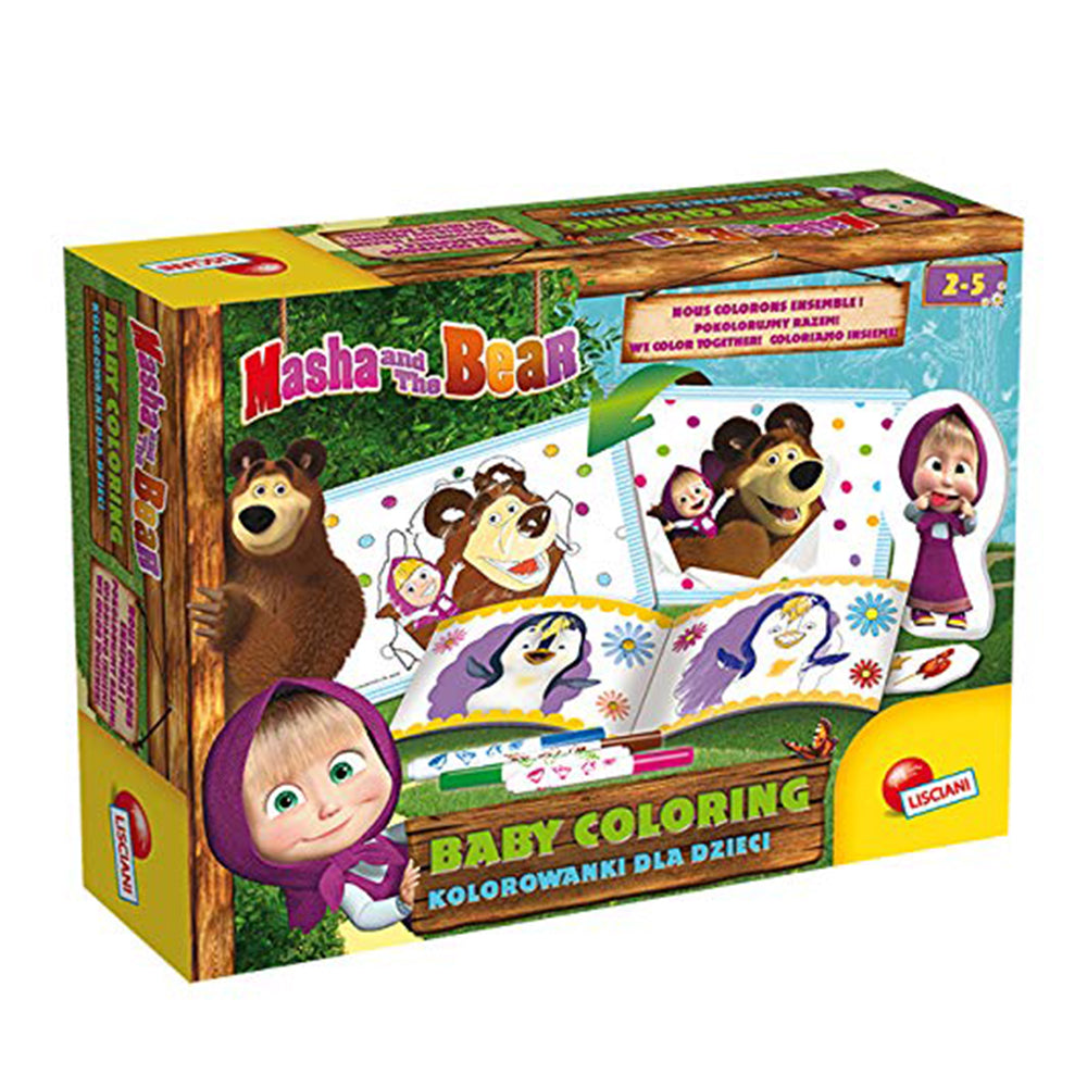 Masha Baby Coloring Title 1 Lisciani
