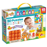 Carotina Baby Конструктор В Кутия 3d Животни Lisciani
