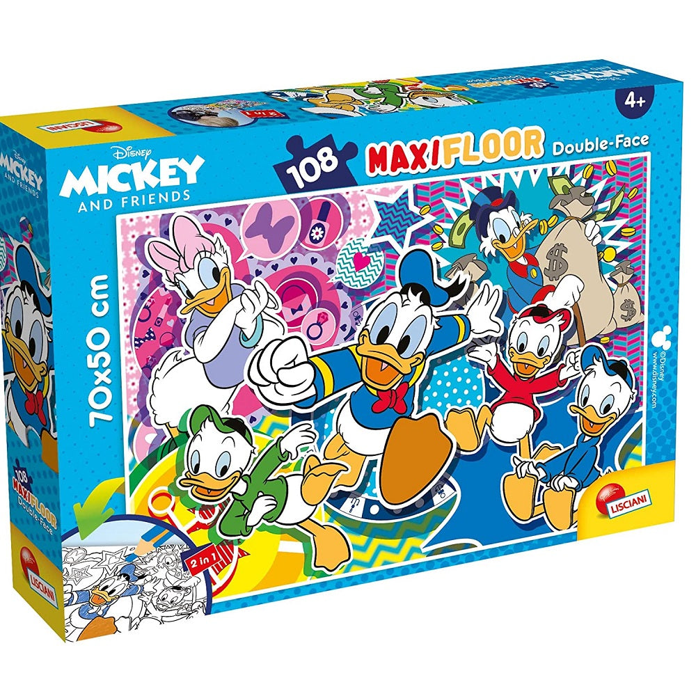 Puzzle 108 piese Maxi Floor Paperino