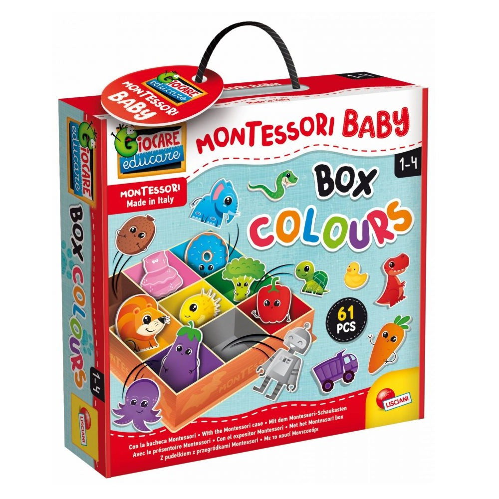 Cutie de culori Montessori pentru bebeluși