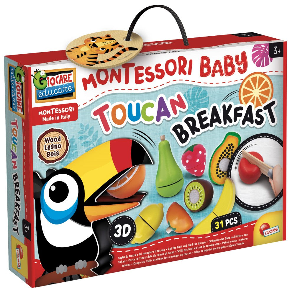 Montessori Legno Toucan Breakfast Lisciani