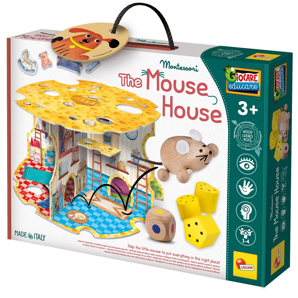 Montessori Baby Wood The House Of The Mouse Lisciani