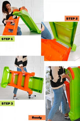 Пързалка Зелена 123х71х51 Julia