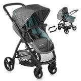 8072 Y60 Количка 2В1 Slide Flex Be Solid-Aqua --- BebeMama