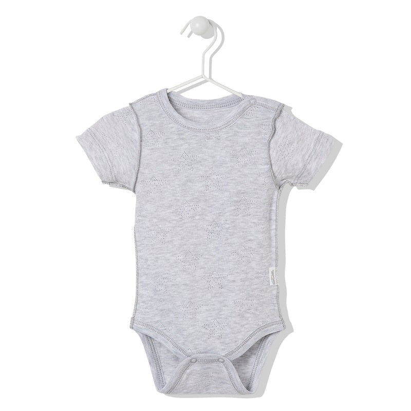 T3001 Боди Stars Сив 9-12M/80Cm --- BebeMama