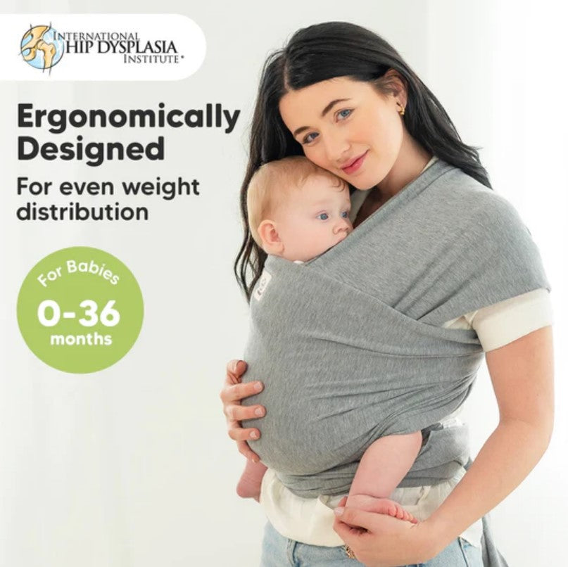 Keababies Ergonomikus Babahordozó Kendő Szürke