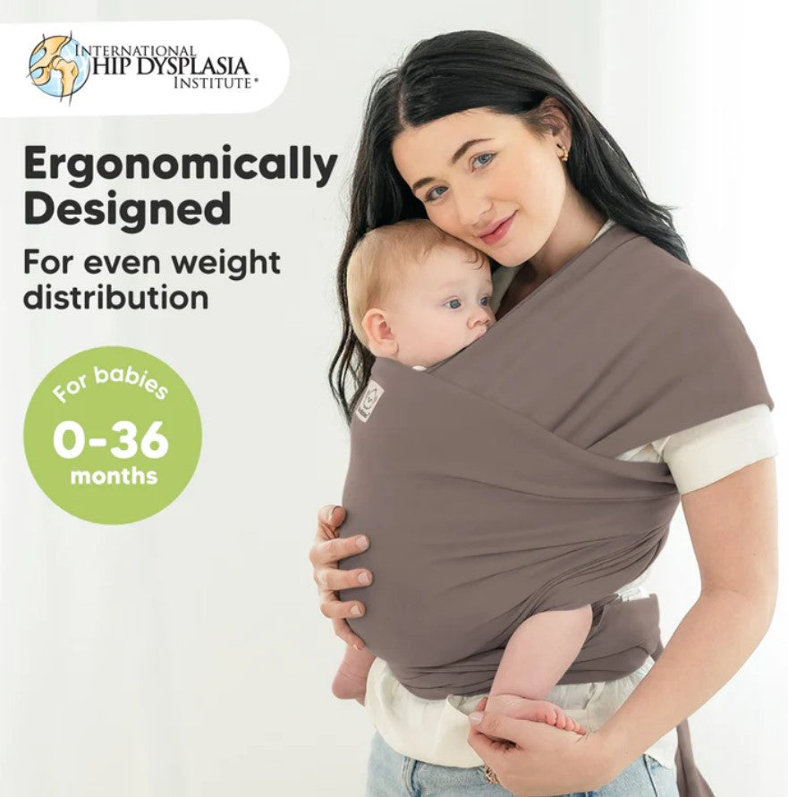 Ергономичен Слинг Кафяв Keababies
