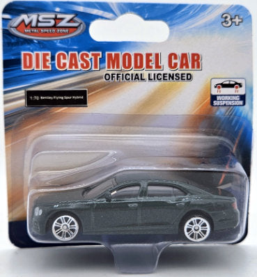 Метален Точен Модел Кола 1:70 Bentley Flying Spur Hybrid С Амортисьори
