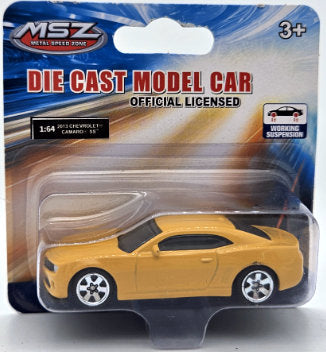 Метален Точен Модел Кола 1:64 2013 Chevrolet Camaro Ss С Амортисьори