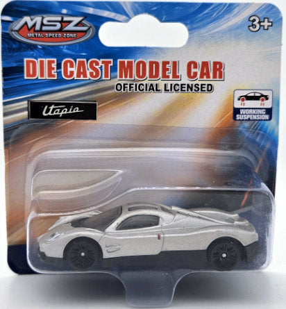 Метален Точен Модел Кола 1-64 2023 Pagani Utopia С Амортисьори