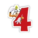 83152 Свещ За Рожден Ден Номер 4 Мики --- BebeMama