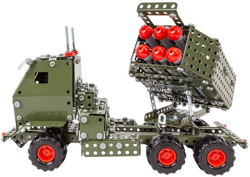 Метален Конструктор Ракетна Установка Himars С 730 Части И Подръжка На Клип В Youtube 49х30х5 Julia
