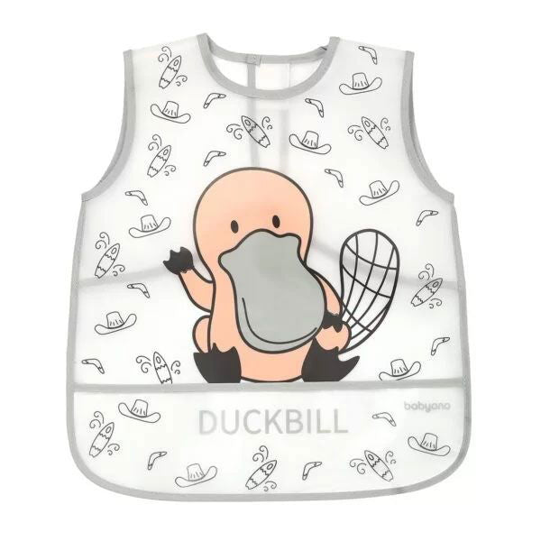 838 Детска Престилка Котки,Жираф Сив --- BebeMama