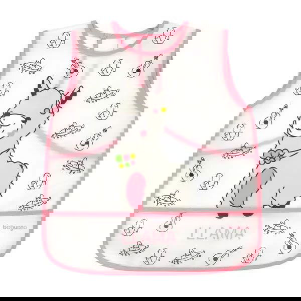 838 Детска Престилка Котки,Жираф Сив --- BebeMama