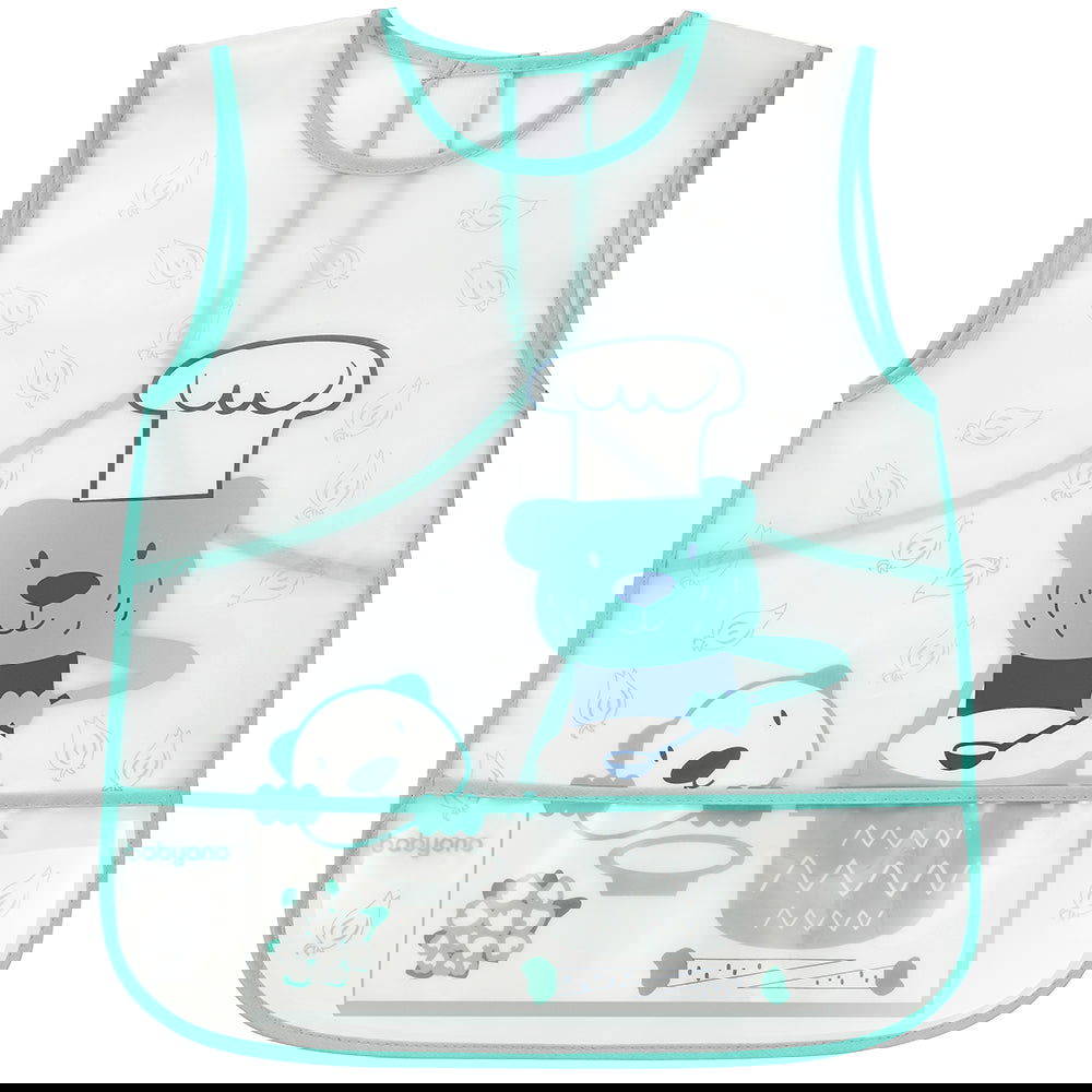 839 Детска Престилка Active Baby Син Таралеж --- BebeMama