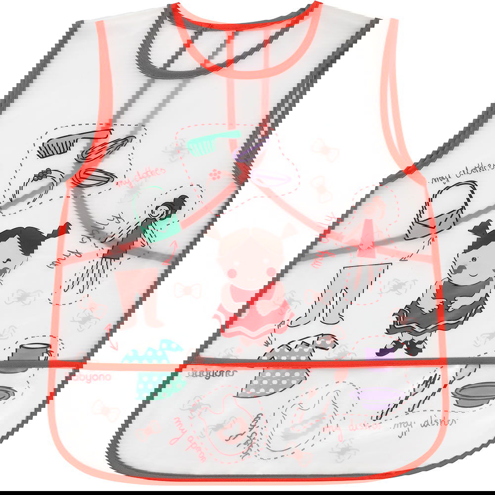 839 Детска Престилка Active Baby Син Таралеж --- BebeMama