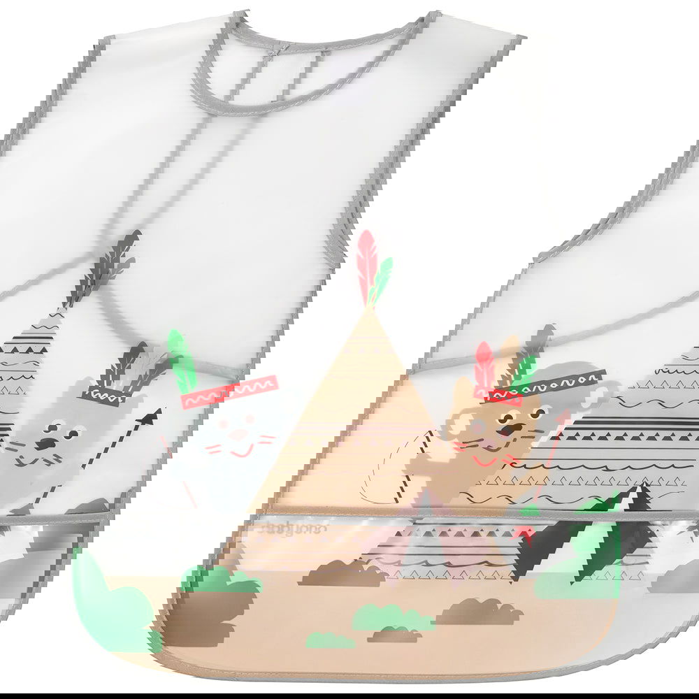 839 Детска Престилка Active Baby Син Таралеж --- BebeMama