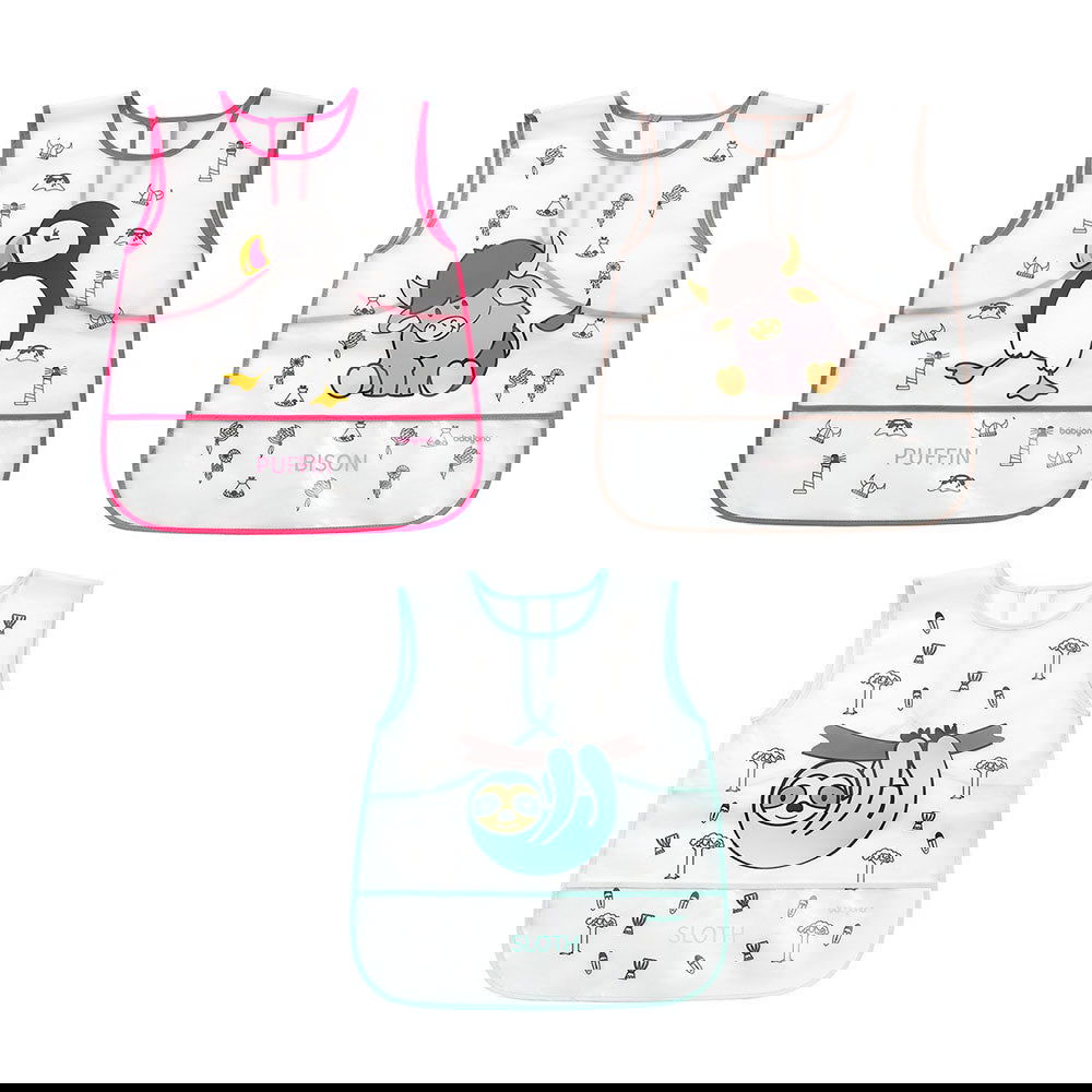 840 Детска Престилка Creative Baby Сив --- BebeMama