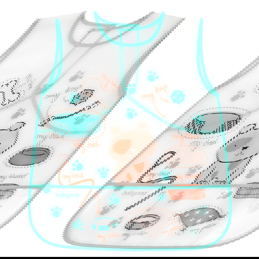 840 Детска Престилка Creative Baby Сив --- BebeMama