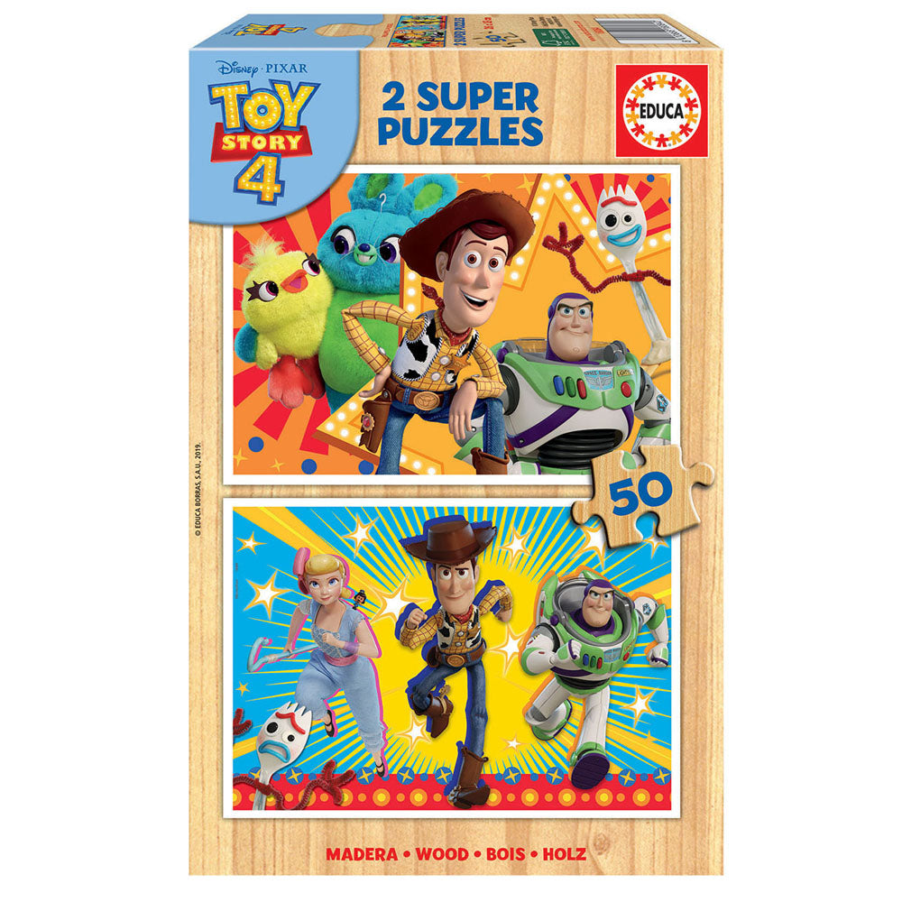 Пъзел 2х50 Toy Story 4 Educa