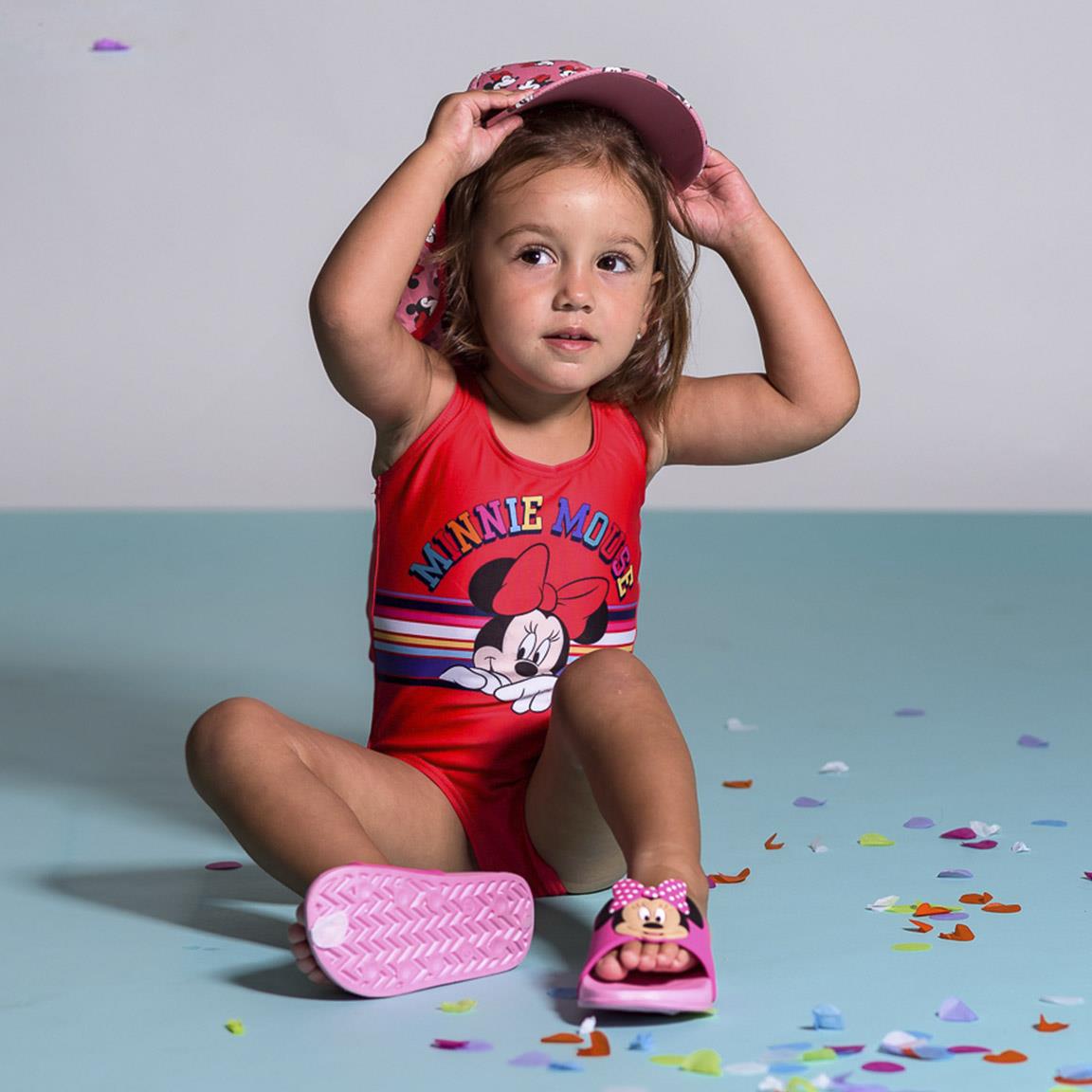 Costum de baie dintr-o singură piesă Minnie 3D.