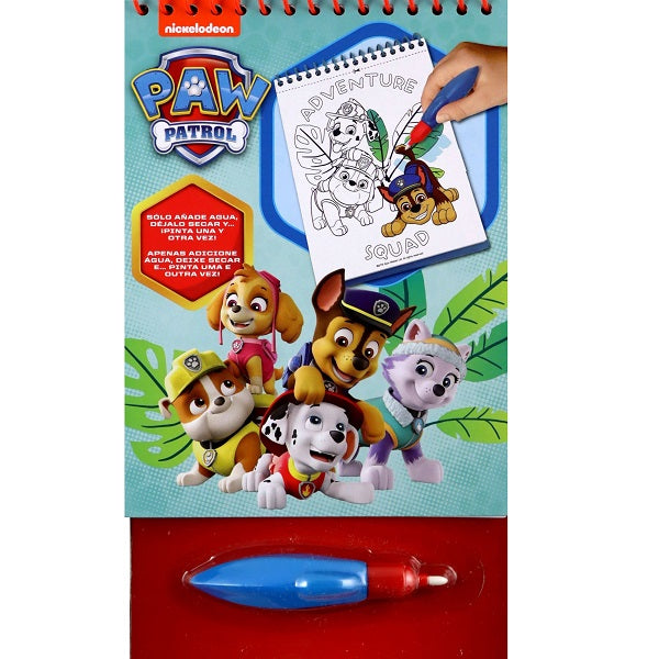 Paw Patrol Книжка За Оцветяване С Вода Kids Licensing