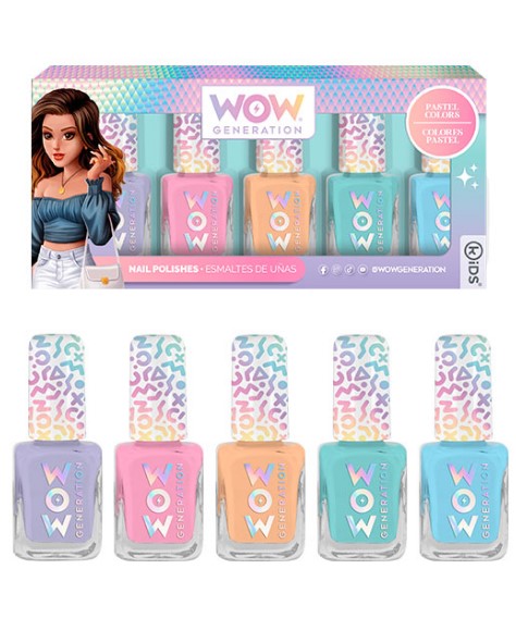 Лак За Нокти 5 Бр Wow - Модни Аксесоари - Kids Licensing - BebeMama