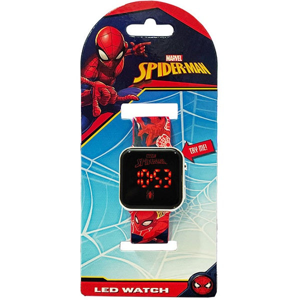 Spiderman LED-es karóra, gyermeklicenc