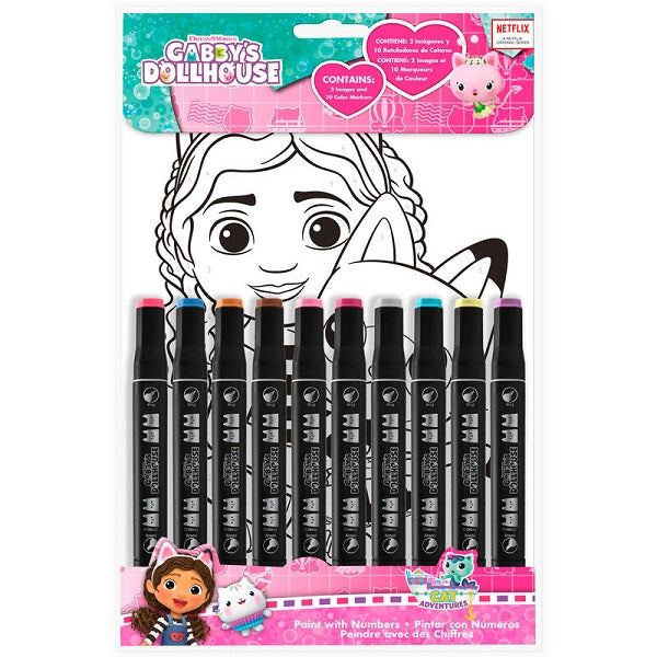 Gabby`s Комплект За Оцветяване По Номера Kids Licensing