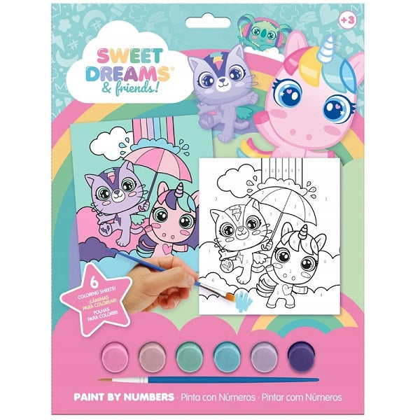 Sweet Dreams Комплект Оцветяване По Номера+бои Kids Licensing