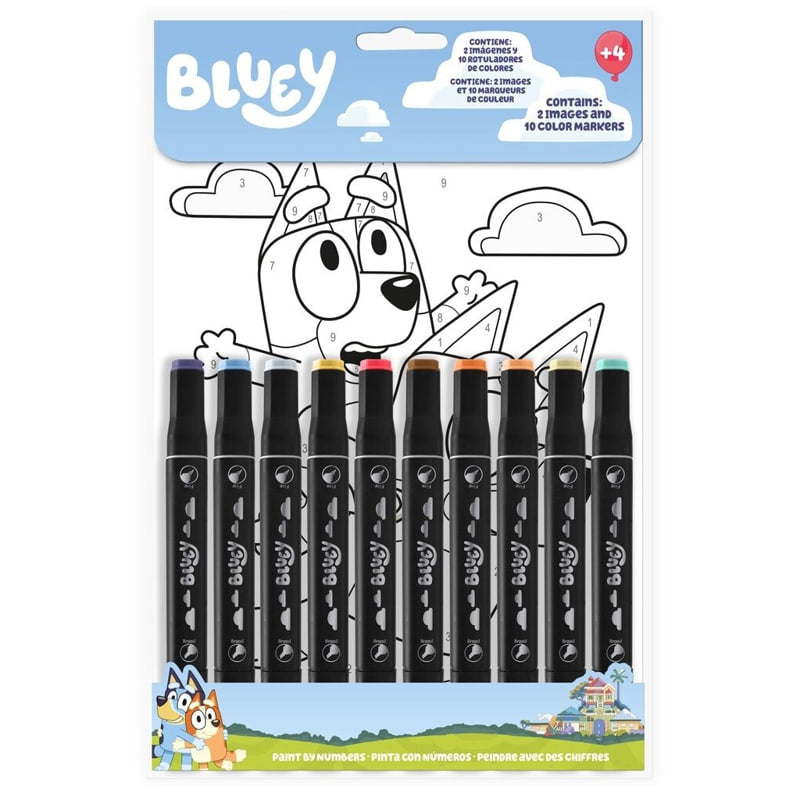 Bluey К Кт Оцветяване По Номера Kids Licensing