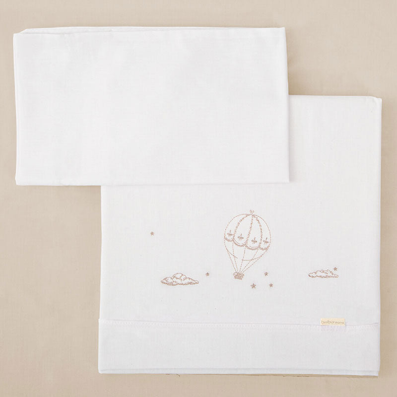 KK Charshafi 3db Noe 60x120 White Linen Bimbidreams
