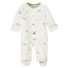 Kezeslábas 0-1m Trex White Green Bimbidreams