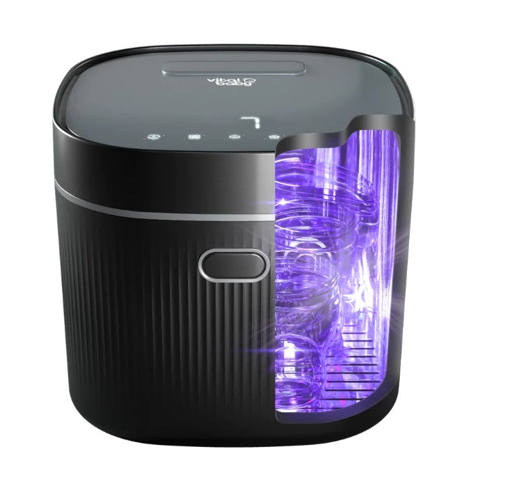 Sterilizator UV Advanced Pro cu funcție de uscare, negru, Vital Baby
